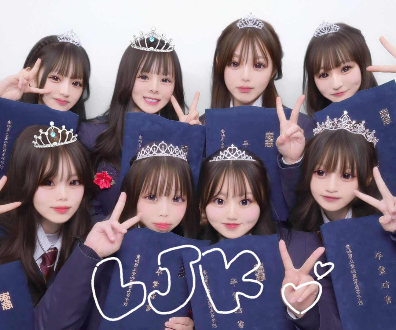 愛知商業高校の卒業式に写真シール機設置 １年生が企画、リニューアル前の制服で記念撮影：中日新聞Web