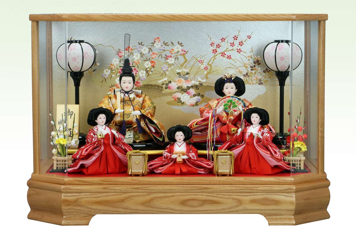 雛人形 ひな人形 ・五月人形・羽子板・破魔弓人形の富月 毒富織物 桐生店・太田店