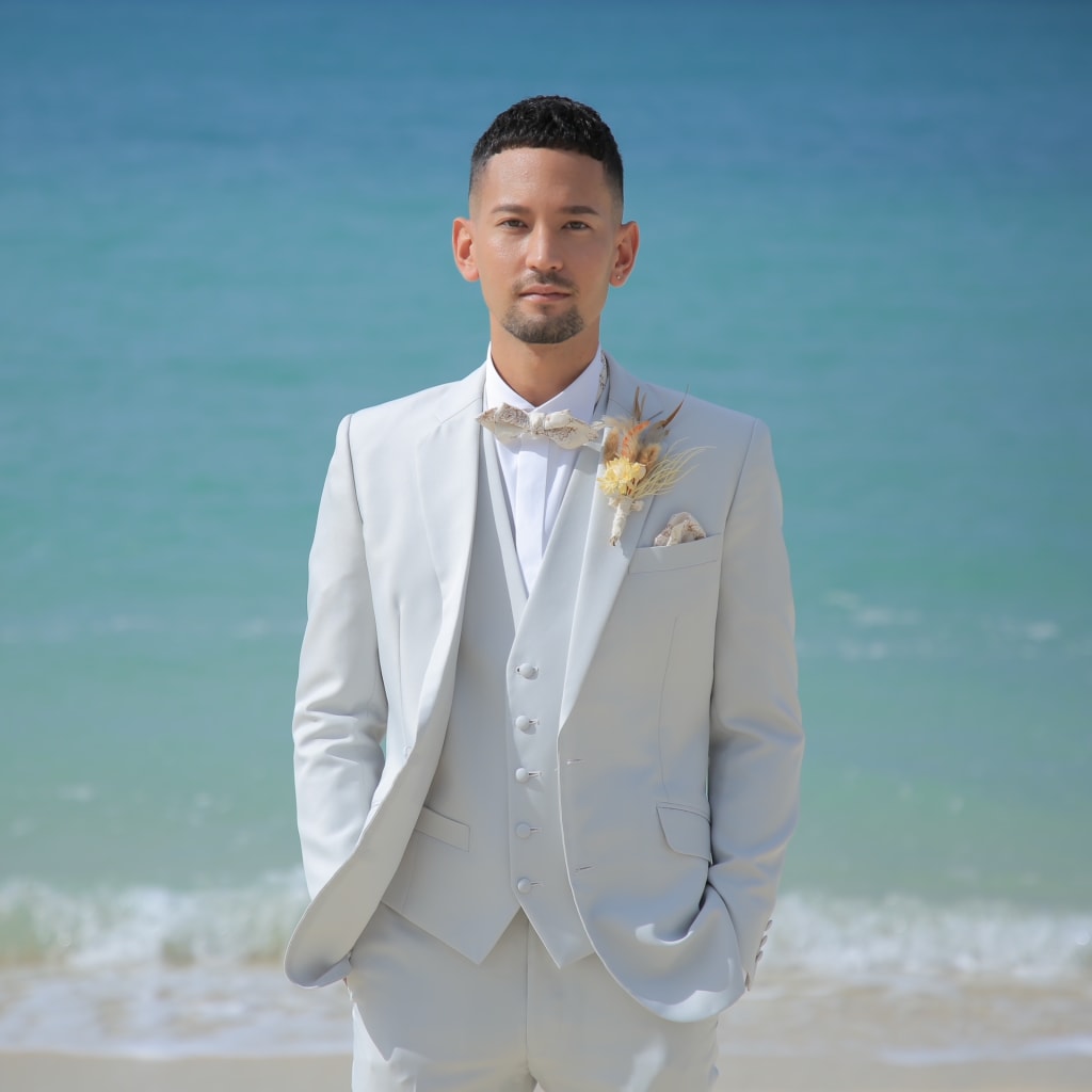 Column新郎ヘアメイクは必要??ブログフォトウェディング・前撮りVivien Armstrong