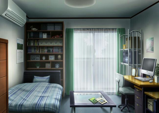 みにくる背景素材日常編⑩部屋 子供部屋twroom003y_夕 - CLIP STUDIO ASSETS