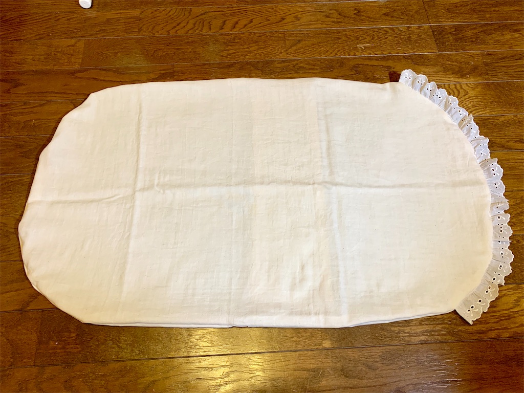 人形用クーファンの作り方 人形２体が入る大きめサイズ How to make a doll Moses basket - YouTube