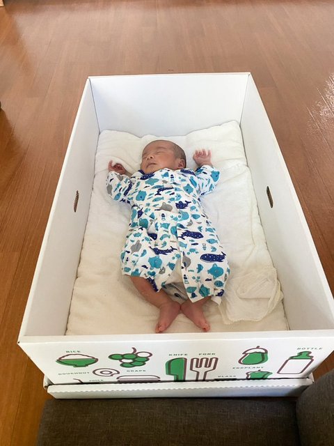 DIY 娘が生まれたのでベビーベッドを作りました。 Babycrib