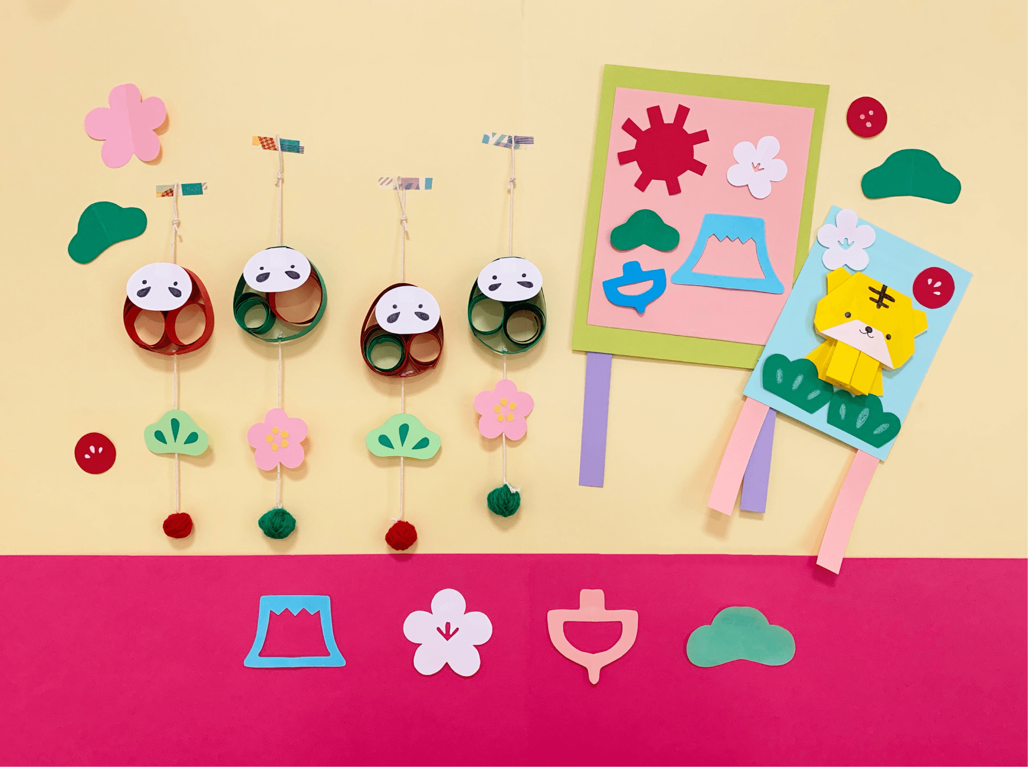 🐉１月の製作🗻✨ – コツヨシkids