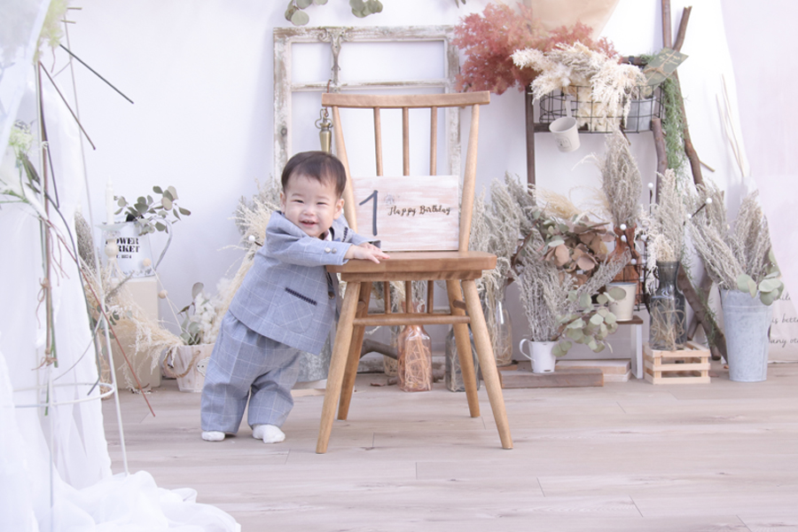 １歳お誕生日記念 横浜スタジオフォトスタジオ ワンライフ