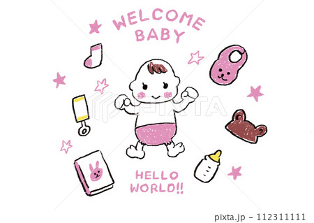 出産メッセージカード 手書きTikTok