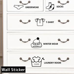 小さい子どもが自分で探せる洋服めじるしシール 整理 収納 衣類 片付け ステッカー 目印 ラベル : Y-STYLE ワイスタイル ヤフーショップ -通販 - Yahoo!ショッピング