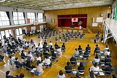 春日井市立高座小学校学校日記入学式