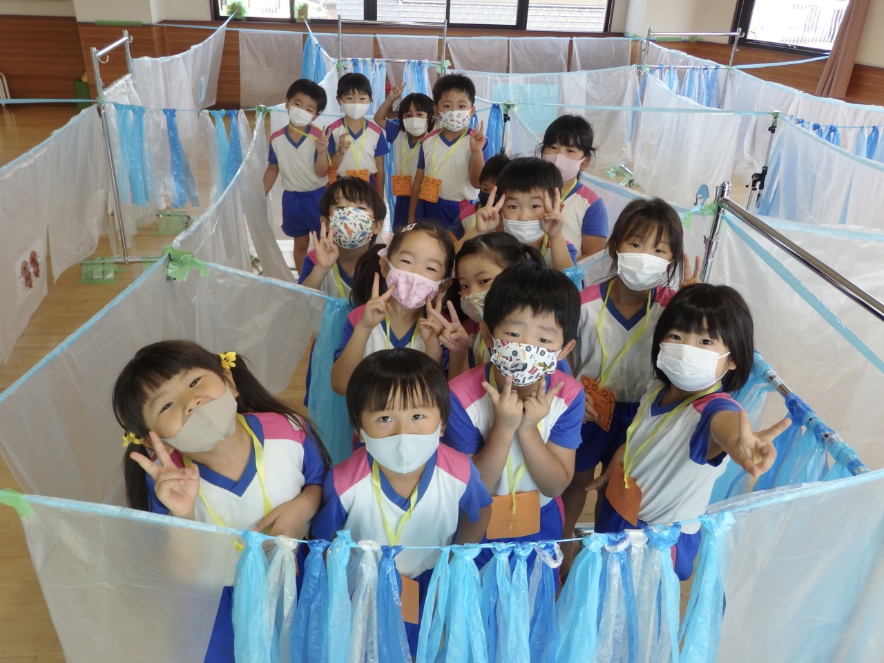 保育園で「段ボールめいろあそび」 - 東洋紙工のブログ ダンボール屋さん