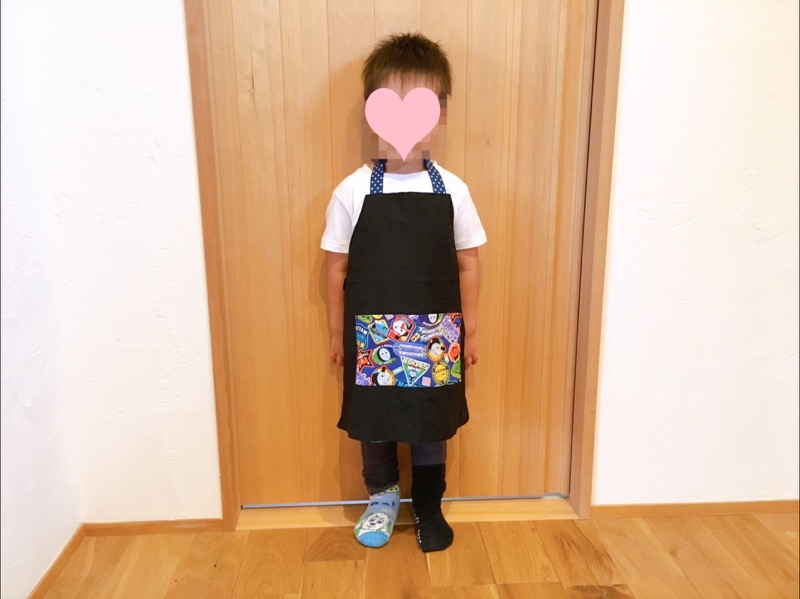 型紙＆動画 キッズ☆子供服☆フリルエプロンレシピ＆作り方動画 ダウンロード☆ 型紙 orika 通販 15529556Creema クリーマ