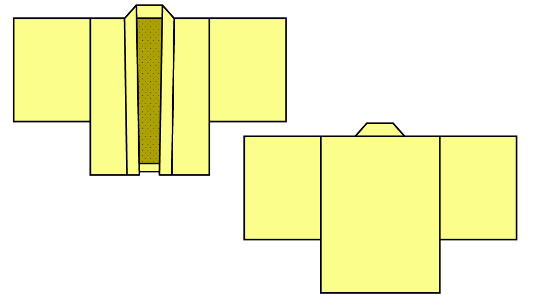 22cmドール サイズ 着物 浴衣 型紙 セット お人形 服の作り方 型紙 作り方けーことん RY ドール服お人形服の型紙屋さんKcoton