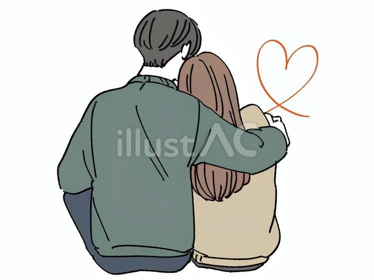 浴衣姿のカップル 後ろ姿のイラスト素材30505039- PIXTA