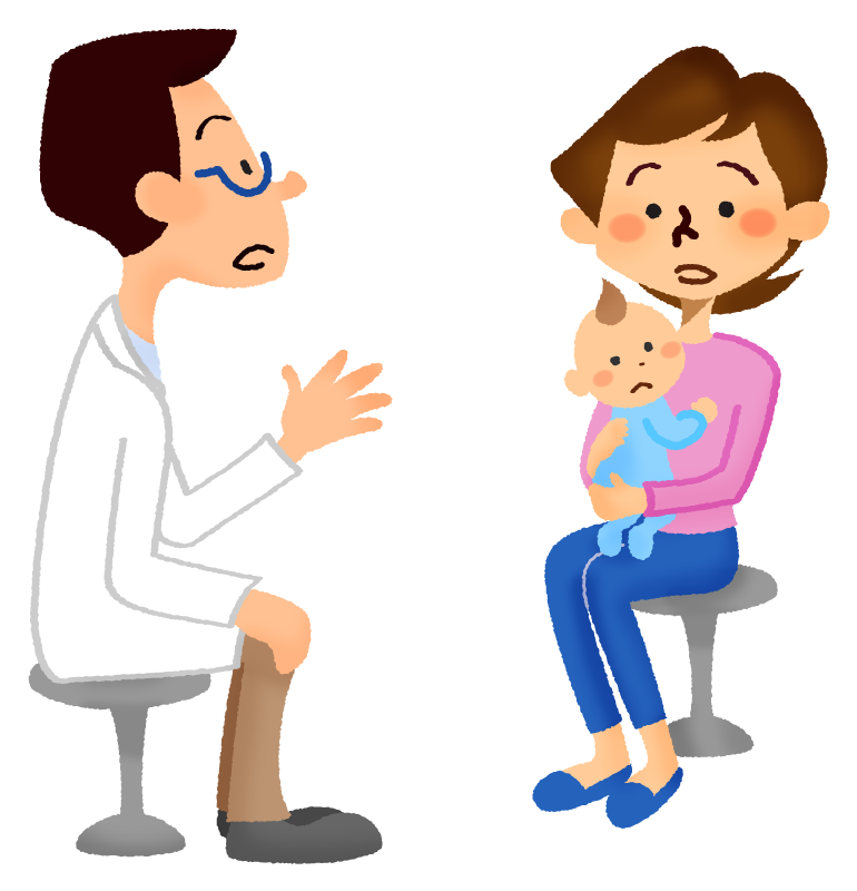 赤ちゃんを抱っこするママのイラスト - フリー素材集「イラストのっく」