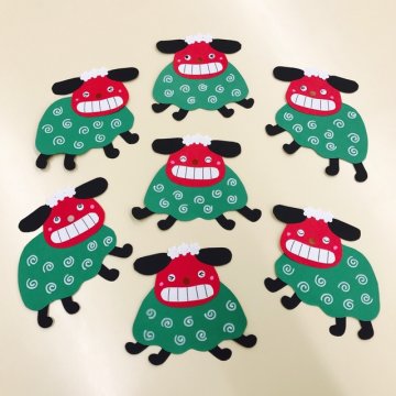 パクッ❤頭がよくなる?!お菓子の箱で獅子舞パペットハンドメイドの作り方・アイデア暮らしニスタ