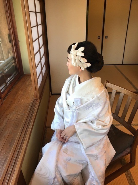 白無垢・色打掛レンタル ～結婚式は和装で華やかに～岐阜市の和装レンタル 10加藤美帆