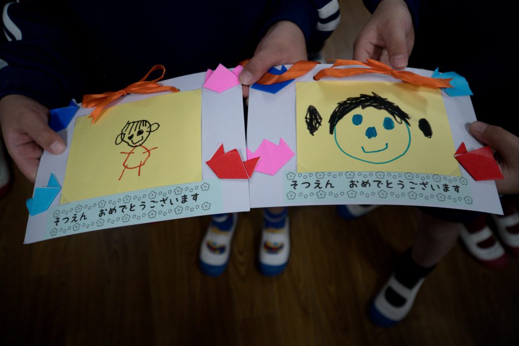 卒園児さんから在園児さんへ・素敵なプレゼント☆報恩保育園