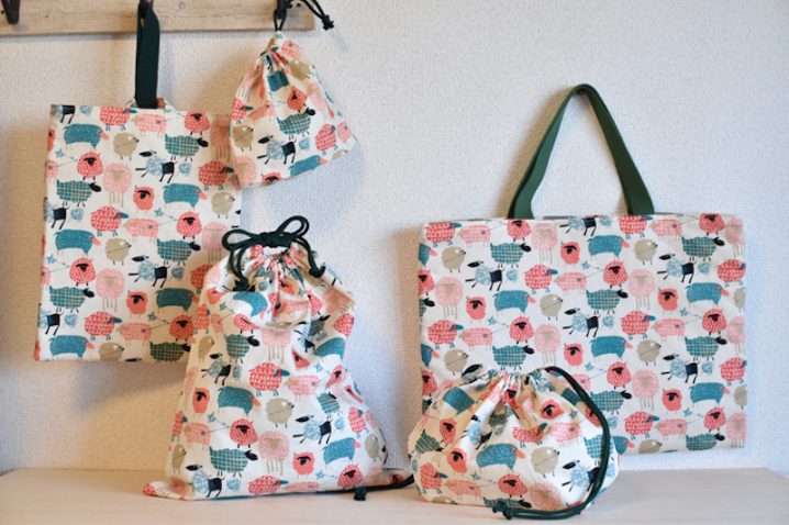 無料型紙 入園グッズ通園バッグの作り方ヘルカハンドメイド