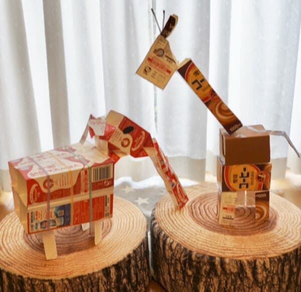 牛乳パックでフォトフレーム』: 参加とネットワーク活動報告ブログ1 〜2020年6 20