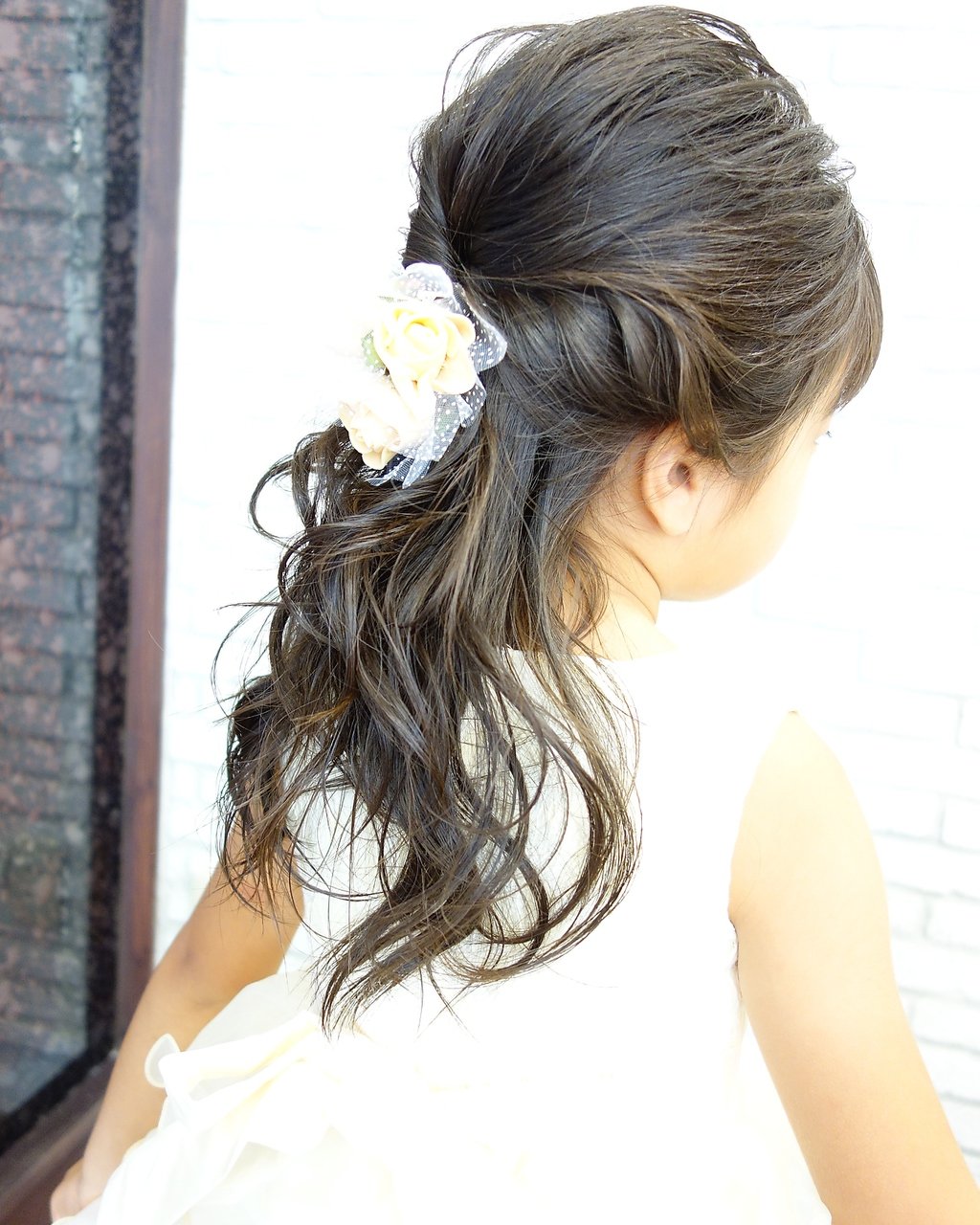 入学式・卒業式におすすめ！女の子の簡単キッズヘアアレンジスタジオキャラット七五三・お宮参り・成人式・マタニティフォトの写真撮影