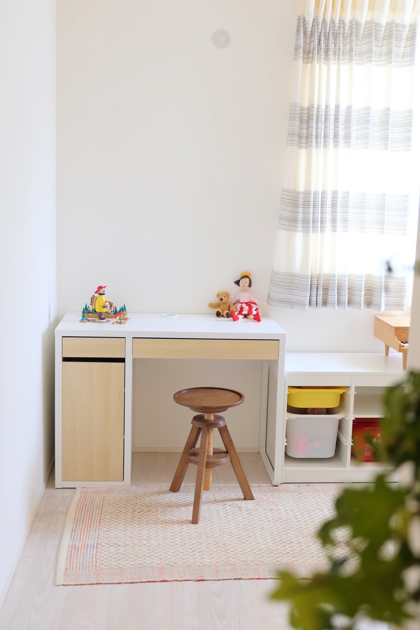 マイホーム 子供部屋おしゃれ5畳レイアウト！水色＆ピンク新生活