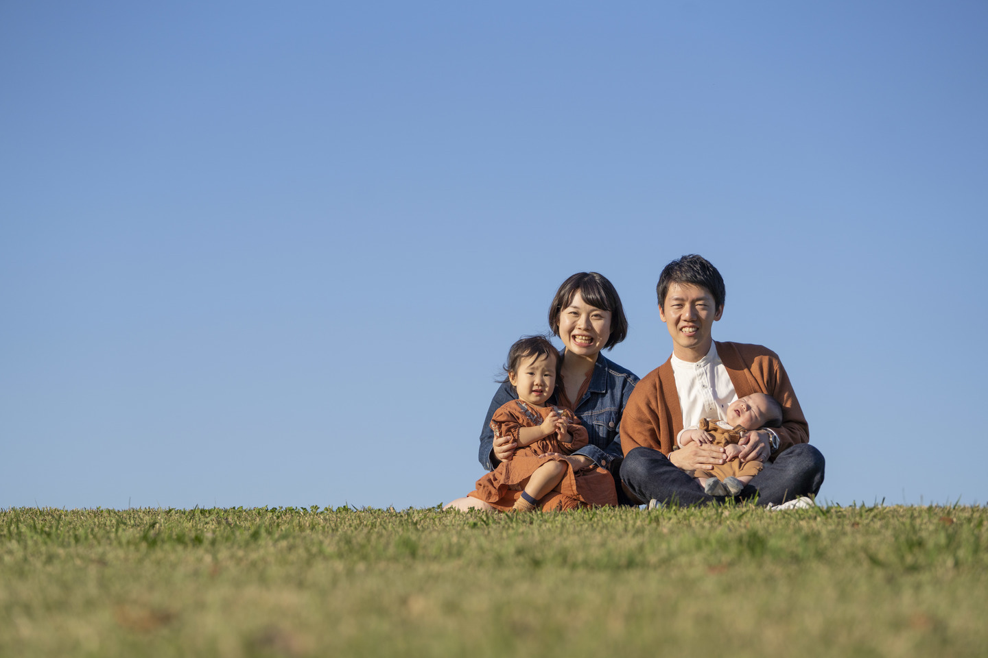 年賀状にふさわしい家族写真 家族写真のフォトスタジオ・写真館はらかんスタジオ