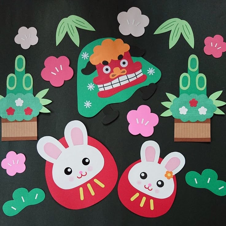 保育壁面 十二支 ☆十二支の壁面 *^_^* ☆＊の