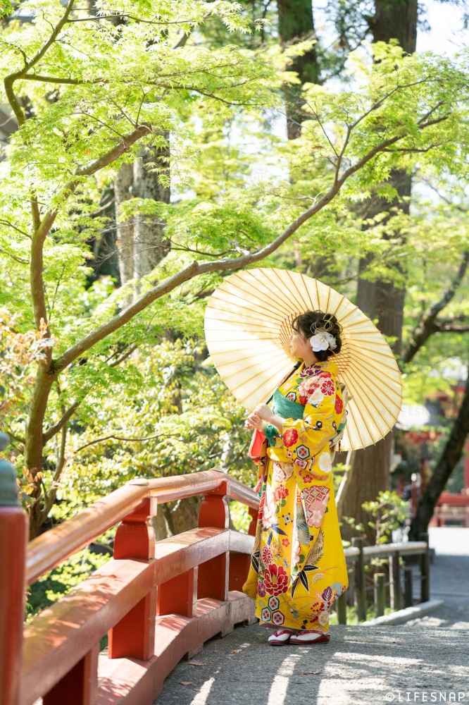 何あげようか迷いすぎて 載せれてなかった写真たち成人式成人式前撮り前撮り鎌倉鶴岡八幡宮着物晴れの日