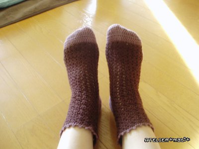 Opal Baby Socksの編み図と糸 早速、編んでみたっ！ベストオブオパールのスマイルで編むベビーソックス79302107- 編み物本を編む ～ルーエル通り39番地