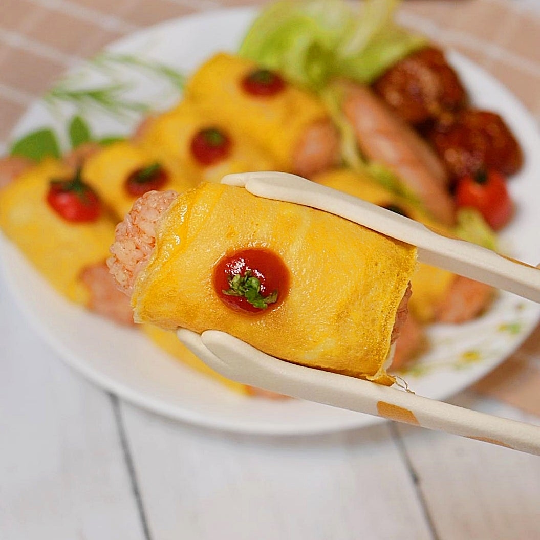 花柄は何で出来てる？意外な食材を使って作る、かわいいオムライス弁当！ tomato- エキスパート - Yahoo!ニュース
