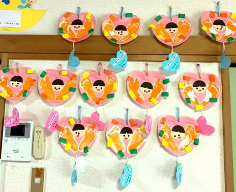 敬老の日のプレゼント家庭的保育室「すてっぷ」