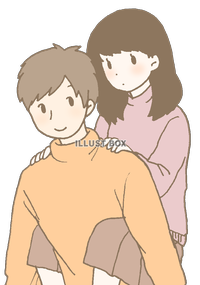 高齢女性をおんぶする男性のイラスト🎨 フリー素材 看護roo! カンゴルー