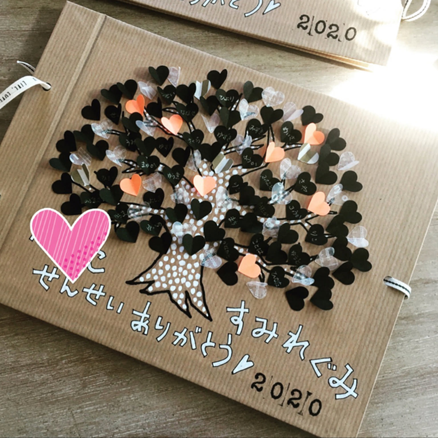 写真を集めて入れるだけ！幼稚園の先生に贈る卒園アルバム 手作りアルバムアルバムキッチン