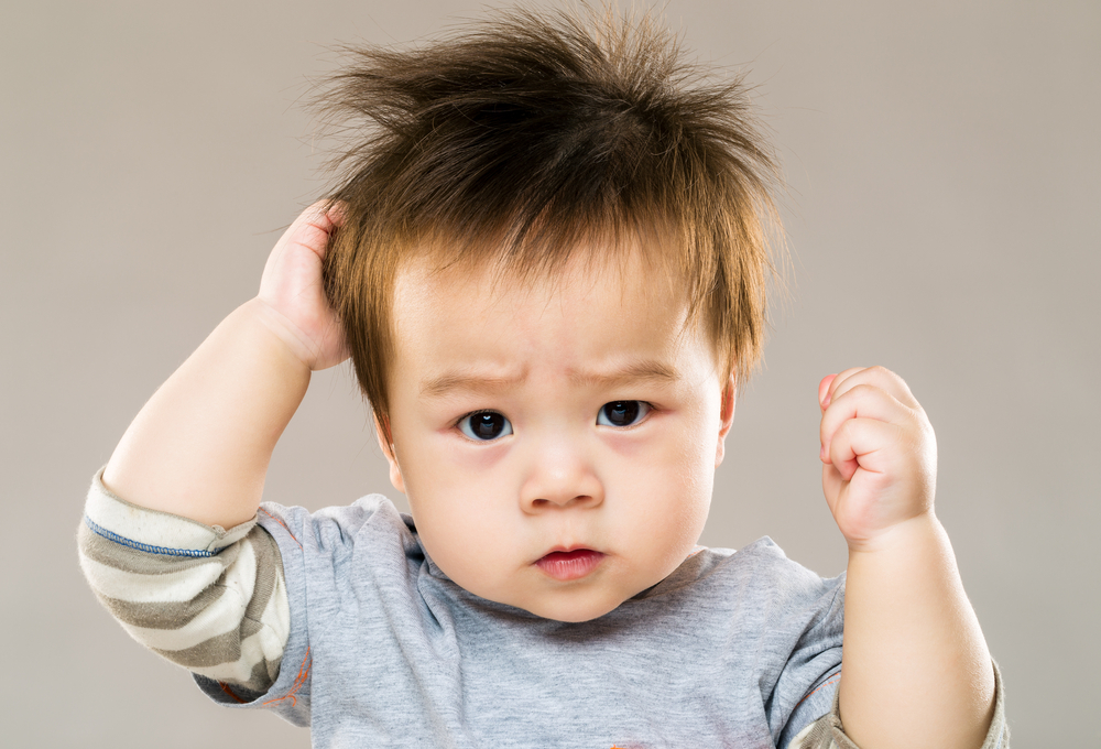 リアルモンチッチ！ふわふわヘアーの爆毛赤ちゃん、生後5カ月で迫力のボリューム 気になるその後を取材したまいどなニュース