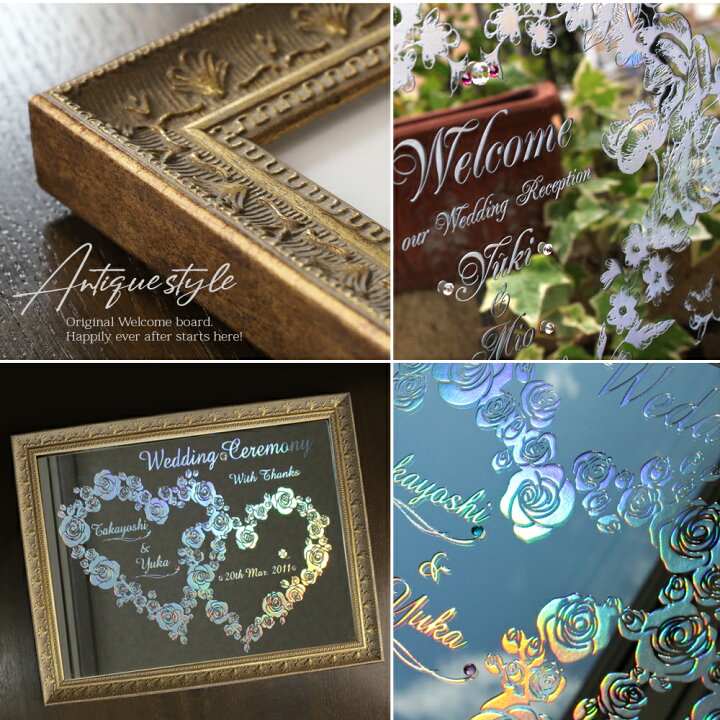 ペンと鏡でおしゃれなウェルカムボード作ってみた反省点付きアツメル結婚式レシピ 買える結婚式アイテム WeddingMart ウェディングマート