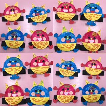 豆まき もも組さん春陽保育園のブログ