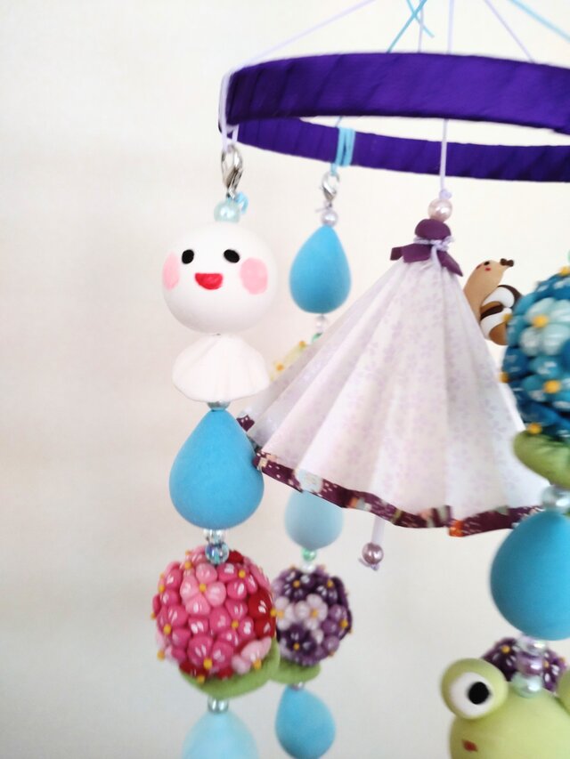 つるし飾り 5月 保育園 6月 梅雨 カエル ガーランド ハンドメイド 壁面飾り - メルカリ