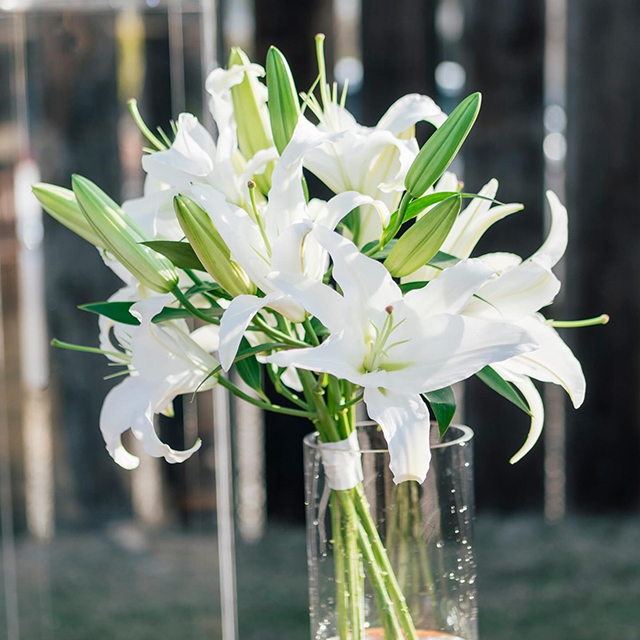 結婚式でも人気のお花 純白の百合- 静岡の結婚式場 公式 エスプリドナチュール～静岡市のウェディング