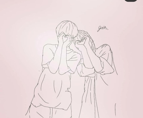 可愛いカップルイラストの作成方法