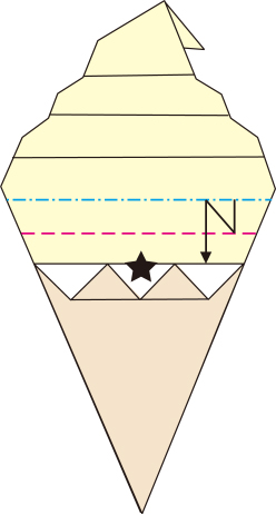 おままごと スイカ 4等分ver. と包丁の簡単な作り方 おりがみOrigami watermelon Kitchenknife ビルゲッツの折り紙