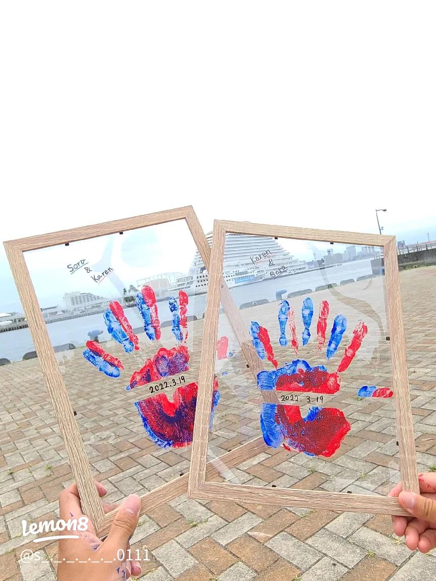 超簡単100均DIY 記念日に！TikTokで話題のカップル手形アート♡材料と作り方も一挙ご紹介♩ - トレンドお届けメディア Trepo トレポ