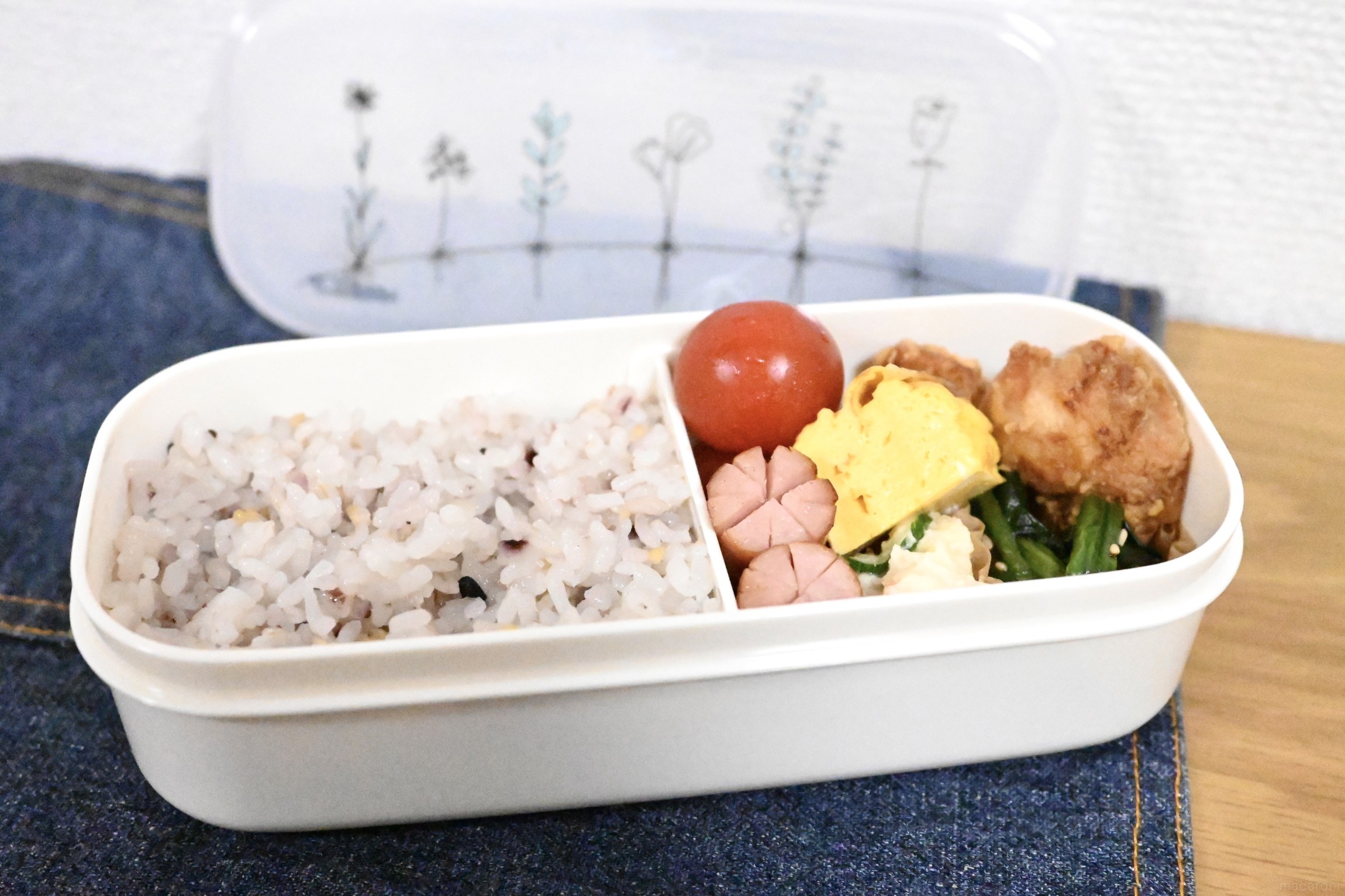 娘のお弁当箱。KURI:KURII