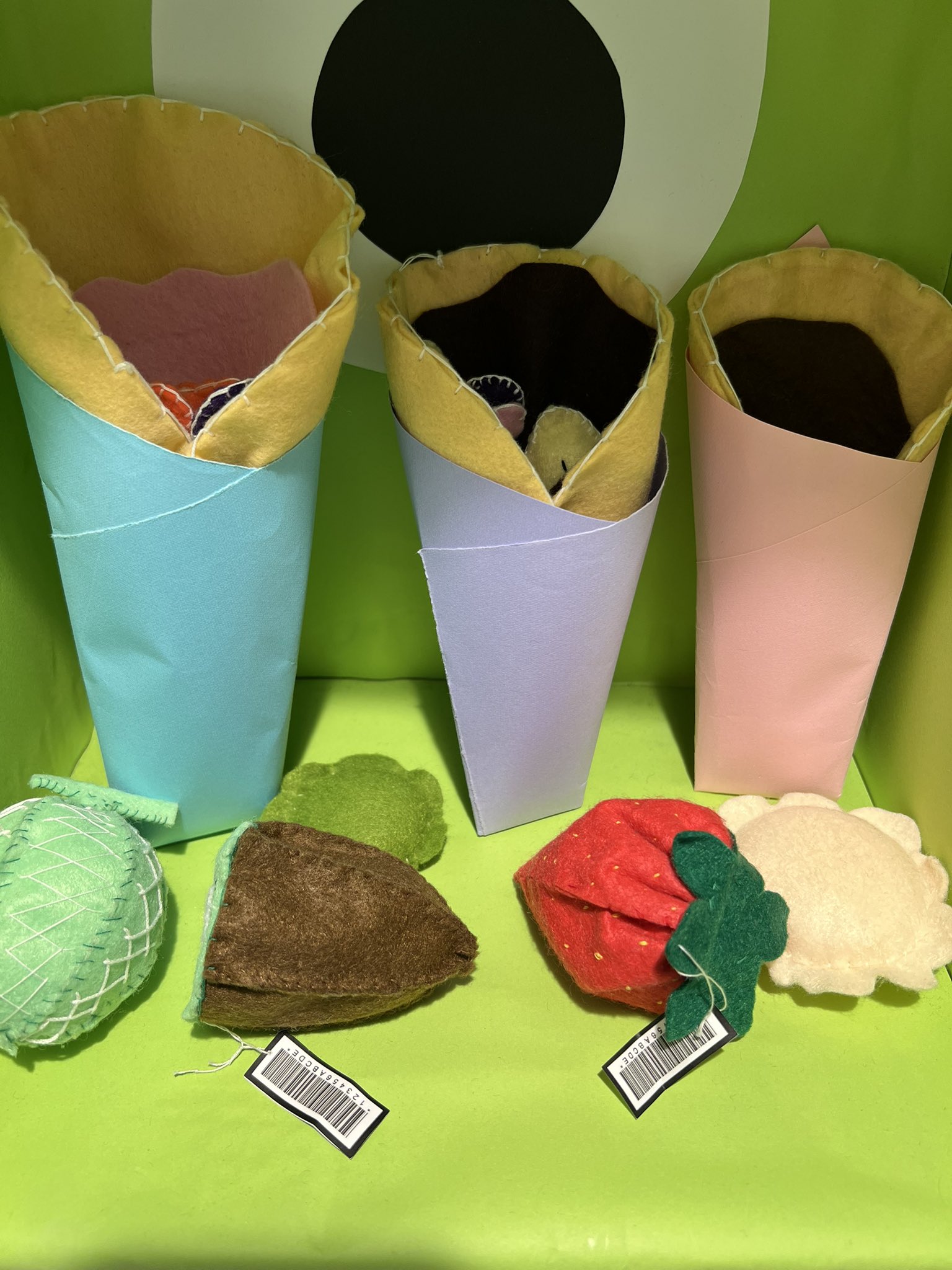 知育玩具 ぽっとんつみき ハンドメイド フェルトおもちゃ 保育 幼稚園 - メルカリ