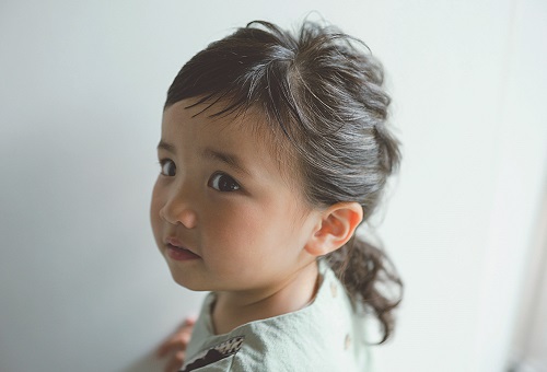髪が短い、少ない そんなお悩みも解決！ 3歳様七五三ヘアアレンジ 群馬県前橋市小川屋写真館- スタジオ・桑町 小川屋写真館 群馬県前橋市