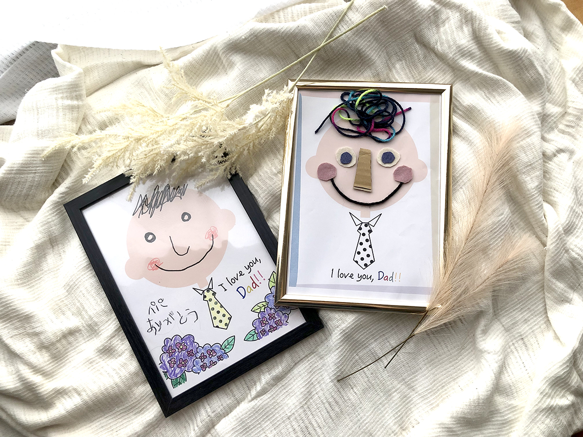 子どもの写真を入れたオリジナルフォトメッセージカード 父の日 黄色いバラ オーダーメイド- FUKUKURUminne byGMOペパボ国内最大級のハンドメイド・手作り通販サイト