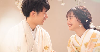 国際結婚のお二人の和装前撮り名古屋の前撮り＆フォトウェディング 公式 WEDDING AVENUE