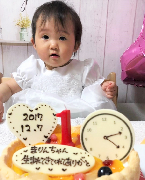 1歳のおたんじょうび❤ │ ご予約専門店 ケーキ工房ポムのブログ