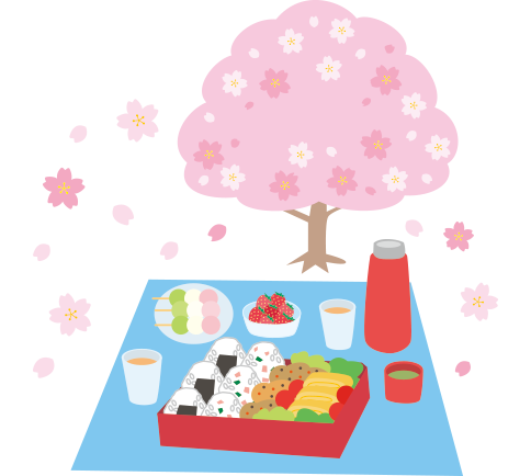 お花見弁当 ポストカード3枚組 ポストカード maimy-sketchbook 通販 17373038Creema クリーマ