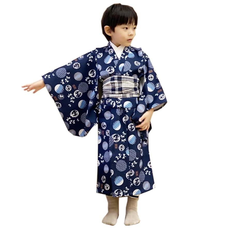 ミシンで作る 子どもの浴衣作り方① 上着の作り方 80～140㎝型紙なしで作れるセパレート二部式浴衣