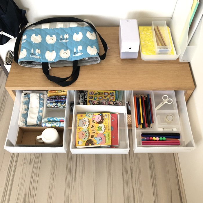 もうイライラしない。片付けがスムーズになる「学習デスク」の収納アイデアキナリノ
