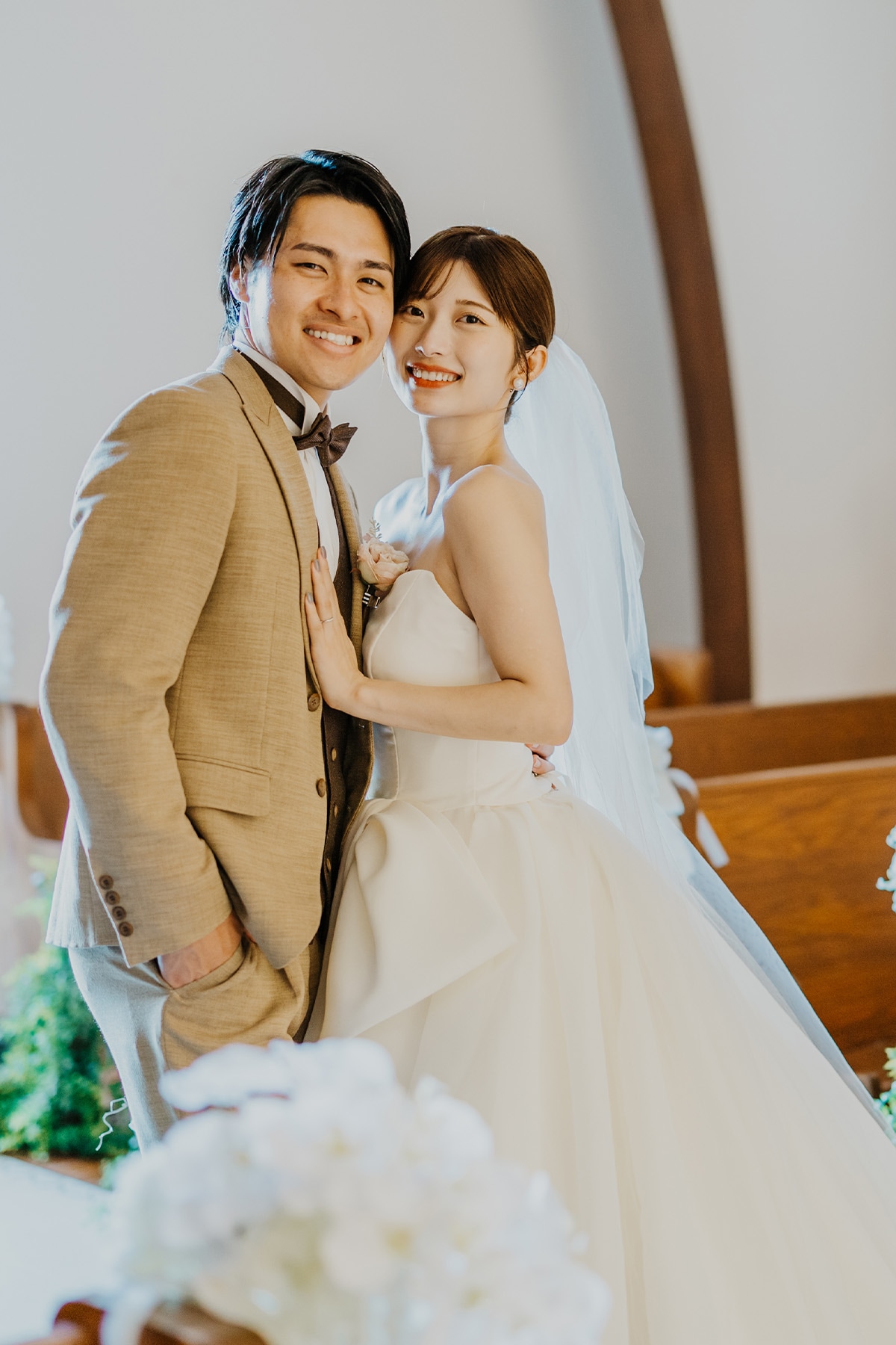 カップルYouTuberの華金カップル様のご結婚式・披露宴をクチュールナオコがプロデュースしました。クチュールナオコ ウエディング