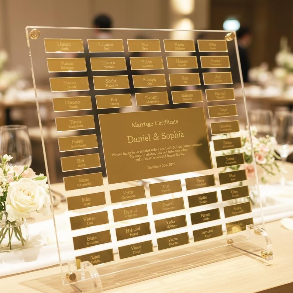 ゲスト参加型結婚証明書 ウェディングバルーン ビギニングライドオンA3サイズfavori DIY